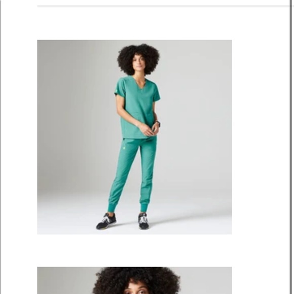 Figs Marine FIONe.a.c Callao-Jogger Scrub Pants & Lekei Four pocket Scrub Top - Picture 2 of 16